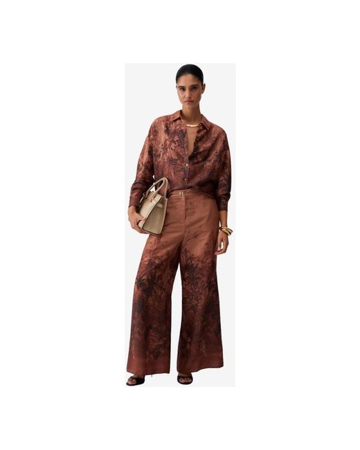 Liu Jo Brown Wide Trousers