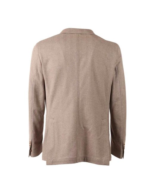 BRERAS Milano Brown Blazers for men