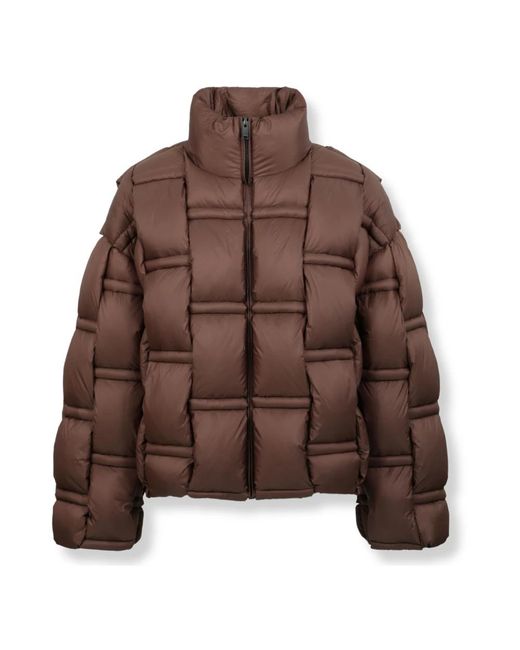 RAXXY Jassen ,Bruin ,Polyester Korte Donsjas in het Brown voor heren
