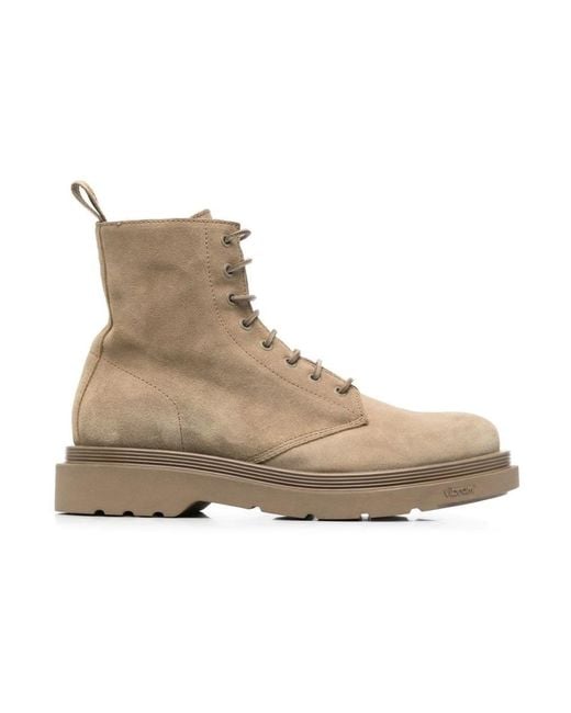 Buttero Brown Lace-Up Boots for men