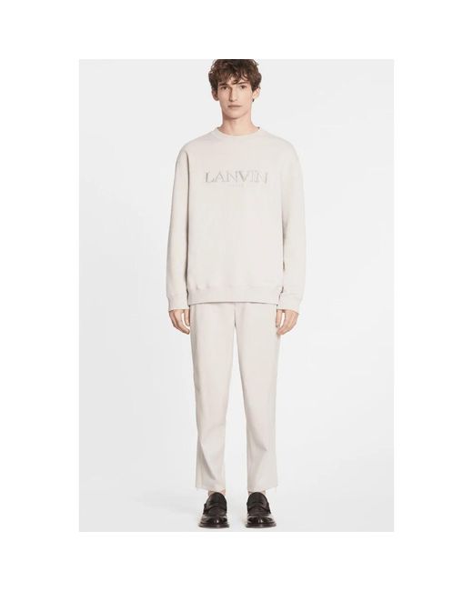 Lanvin White Sweatshirts for men