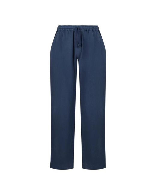Fedeli Blue Wide Trousers for men