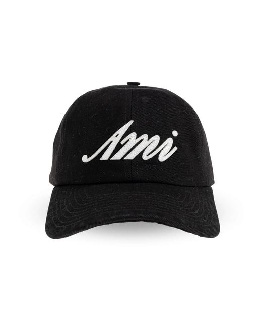 AMI Felt Patch Cap in het Black