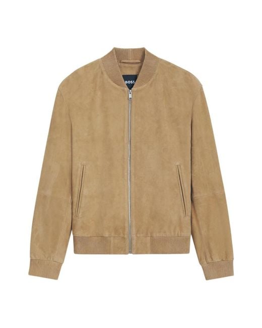 HUGO Natural Bomber Jackets for men