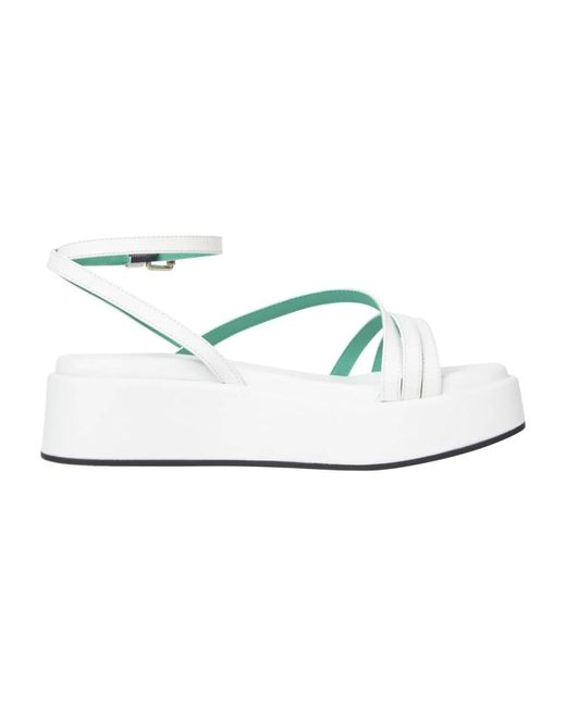 Shoes > sandals > flat sandals Tommy Hilfiger en coloris White