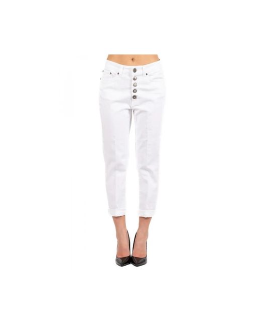 Pantalones moda mujer estilo koons Dondup de color White