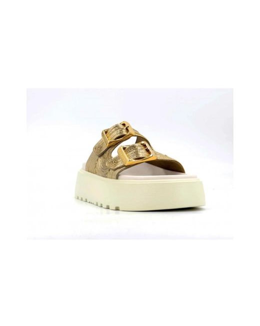 Casadei Metallic Sliders
