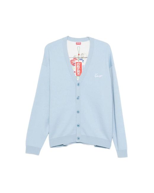 Cardigans KENZO de hombre de color Blue