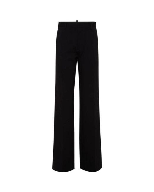 DSquared² Wide Trousers in het Black