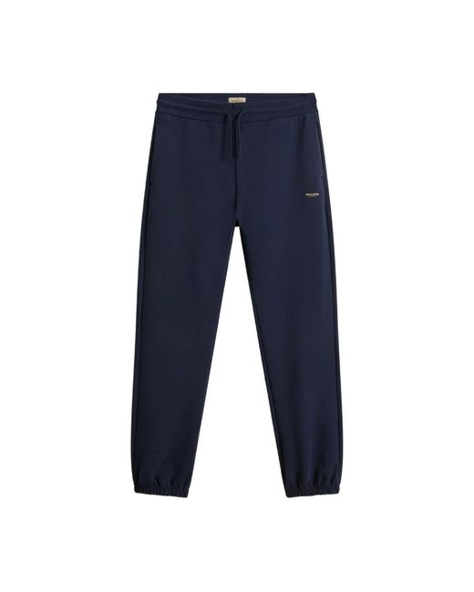 Woolrich Blue Sweatpants for men
