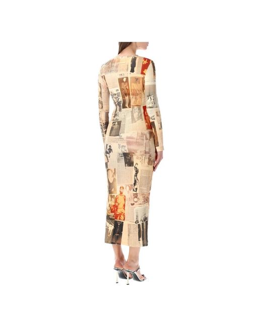 Jean Paul Gaultier Metallic Midi Dresses