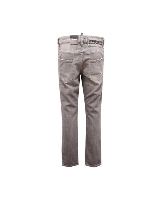 DSquared² Gray Slim Fit Jeans
