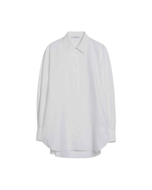 Givenchy White Weißes Langarmhemd