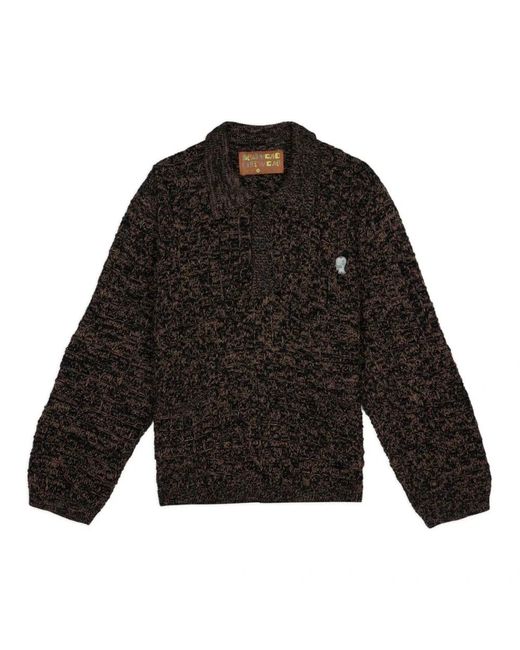 Brain Dead Black Round-Neck Knitwear for men