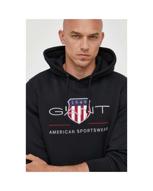 Gant Hoodies in het Black voor heren