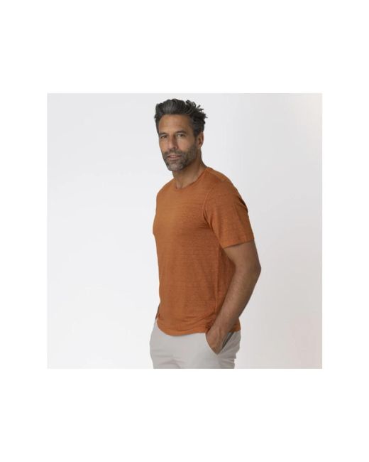 T-Shirts di Gran Sasso in Brown da Uomo