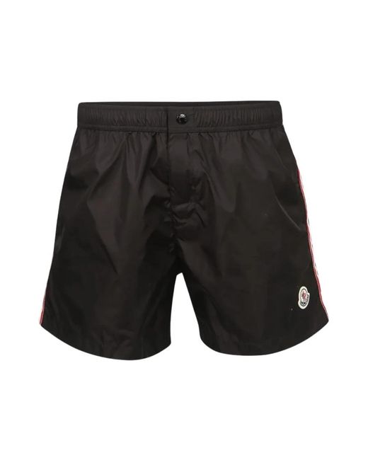 Moncler Black Beachwear for men