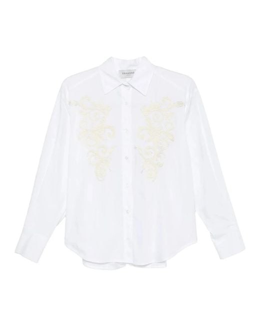 Ermanno Scervino Mfb20 Camicia in het White