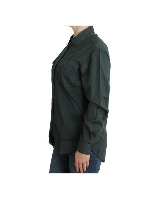 Roberto Cavalli Green Shirts