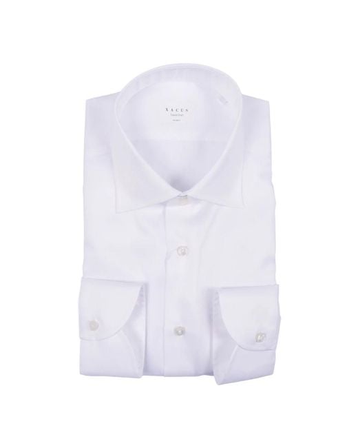 Xacus White Formal Shirts for men