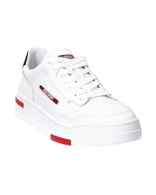 Polo Ralph Lauren Sneakers im lässigen stil für männer in White für Herren