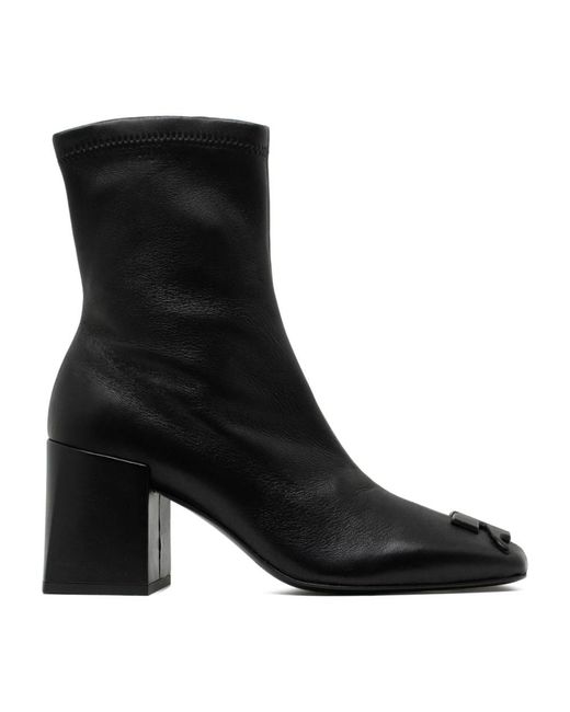 Courreges Black Heeled Boots