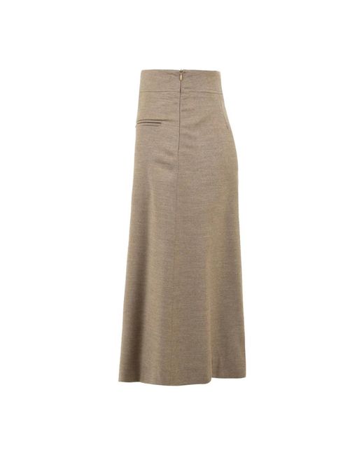 Drumohr Brown Midi Skirts