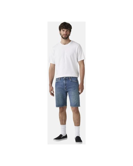 Levi's Blue Denim Shorts for men