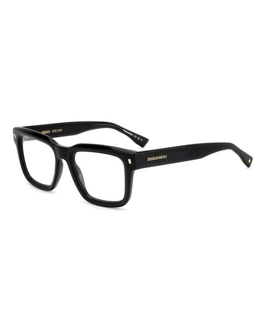 Monturas de gafas negras DSquared² de color Black