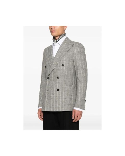 Tagliatore Gray Blazers for men