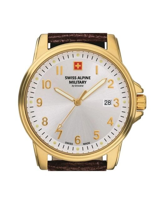 Swiss Alpine Military Metallic Watches for men
