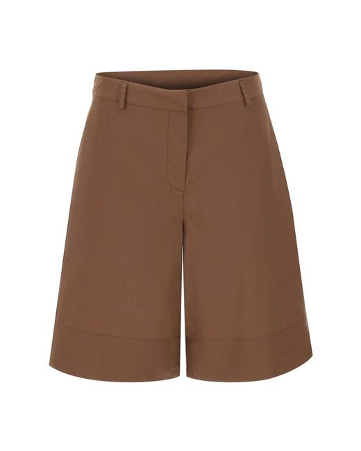 Kaos Brown Casual Shorts