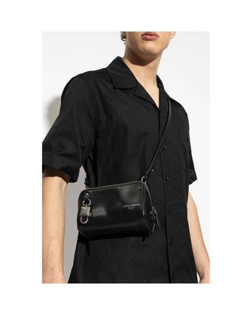 Dolce & Gabbana Black Cross Body Bags for men