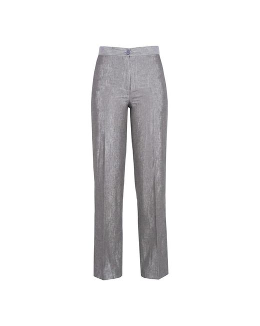 SOLOTRE Gray Wide Trousers