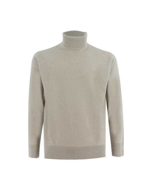Eleventy Gray Cashmere Knitwear for men