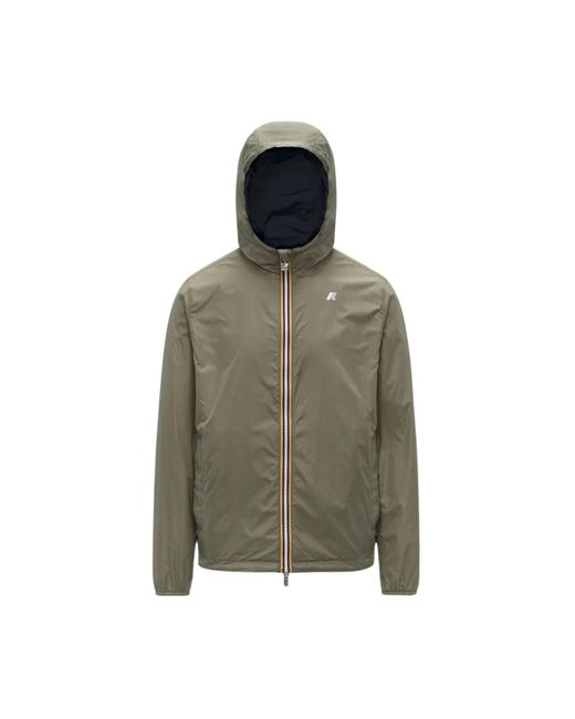 Rain Jackets K-Way de hombre de color Green