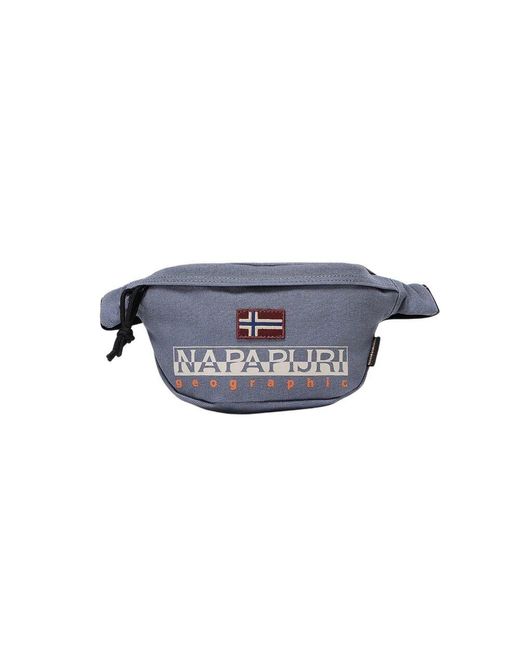 Napapijri Graue Sturm Baumwoll Bauchtasche in Blue für Herren