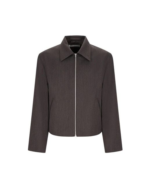 Our Legacy Stijlvolle Mini Jas Voor Mannen in het Black voor heren