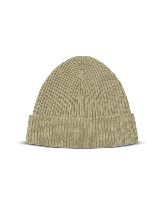 Burberry Accessoires ,Geribbelde Gebreide Beanie in het Green voor heren