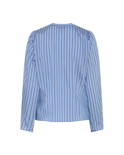 Blouses Bruuns Bazaar de color Blue