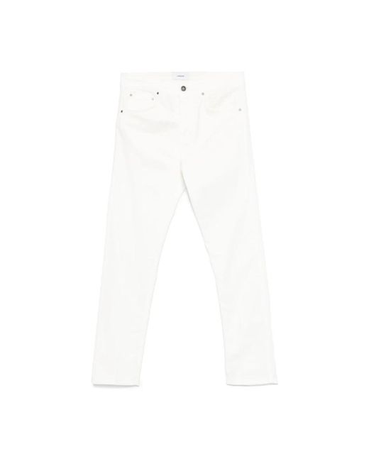 Lardini White Straight Fit Jeans for men