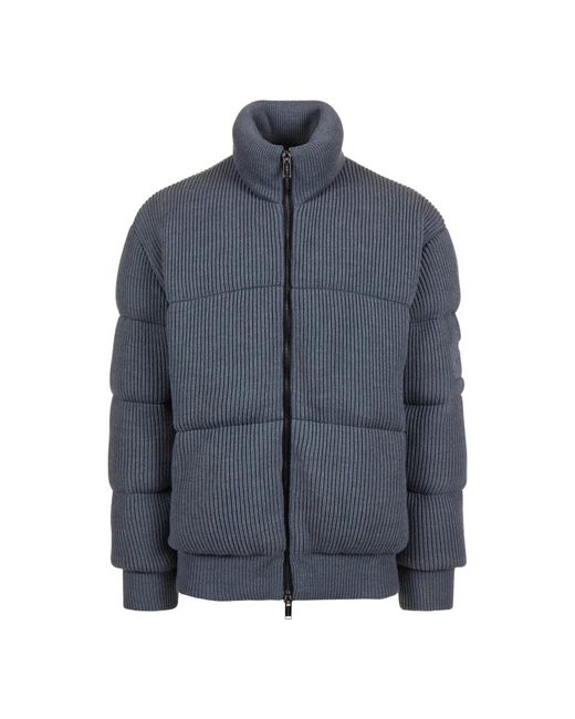 Iceberg Melange Graue Vollstrickfarbblockjacke in Blue für Herren