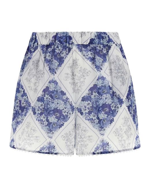 Twinset Blue Casual Shorts