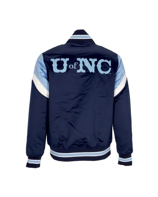 Mitchell & Ness Bomber Jackets in het Blue voor heren