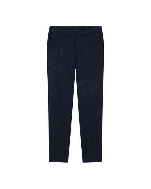 Luisa Cerano Blue Slim-Fit Trousers