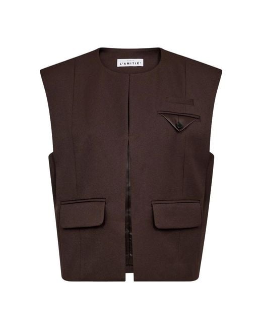 Haute L'Amitié Brown Waistcoats