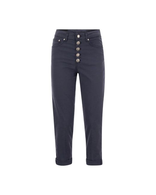 Dondup Blue Cropped Jeans