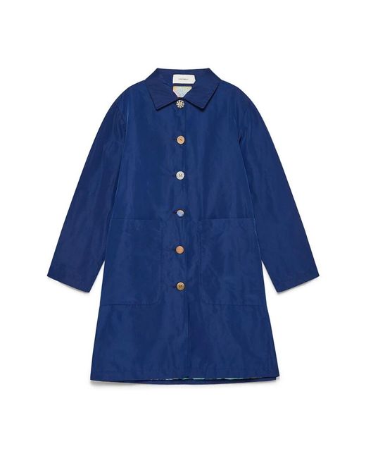 Single-Breasted Coats Maliparmi en coloris Blue