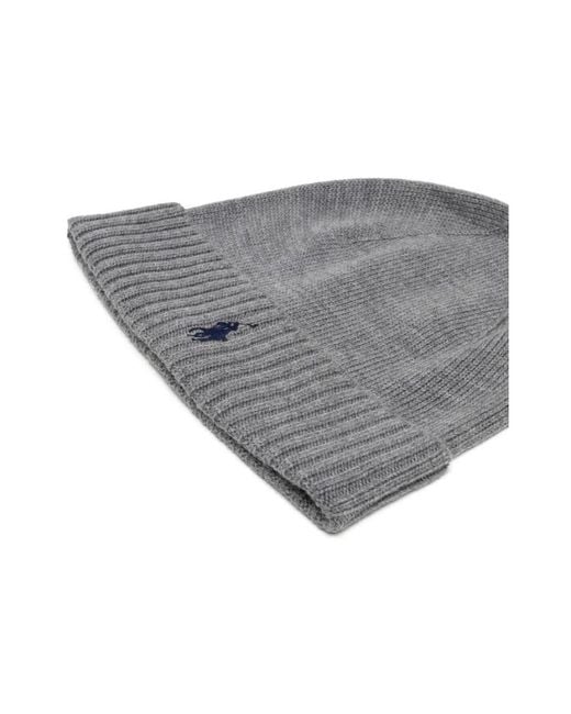 Classico berretto beanie a maglia di Polo Ralph Lauren in Gray da Uomo