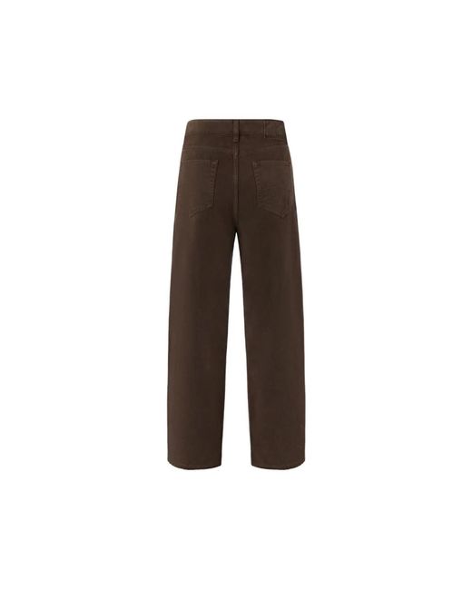 Pinko Brown Straight Fit Jeans